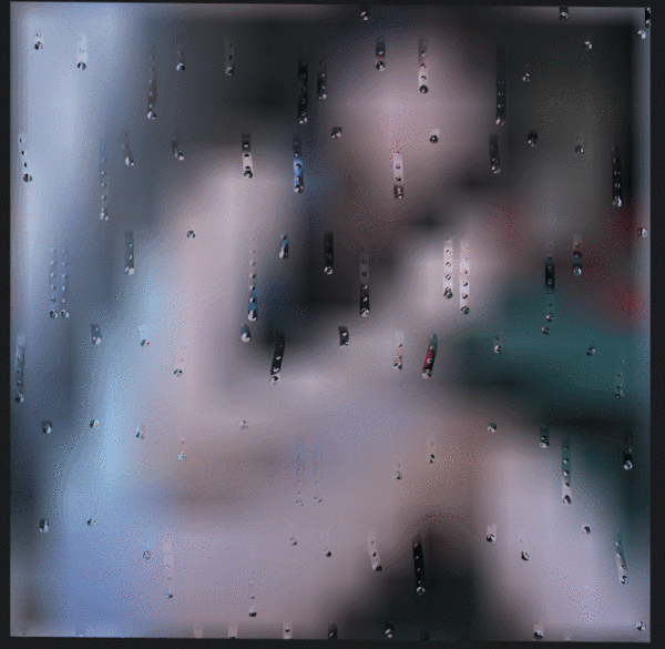 被甩后一个人打车看着窗外下大雨之雨滴玻璃shader【P2】